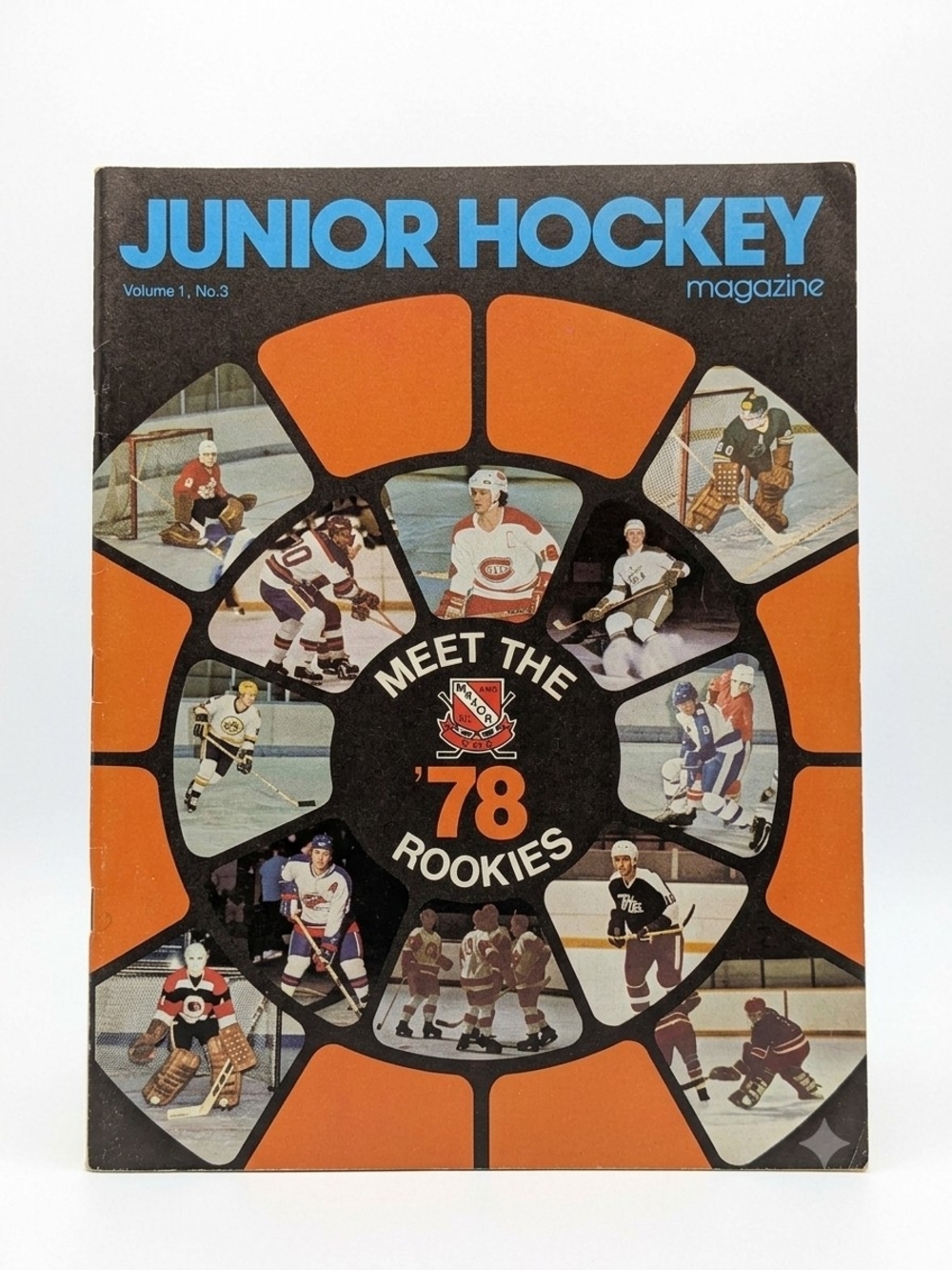 1977-78 Junior Hockey Magazine Vol 1 No 3 - Meet The '78 Rookies Vintage OHA